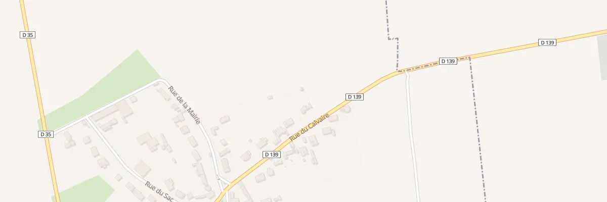 Plan du 13 Rue du Calvaire à Potte