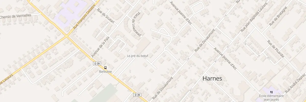Plan du 7 Rue du Petit Bois à Harnes