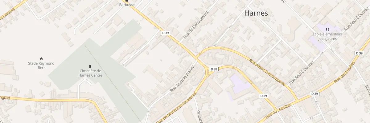 Plan du 52 Rue Anatole France à Harnes