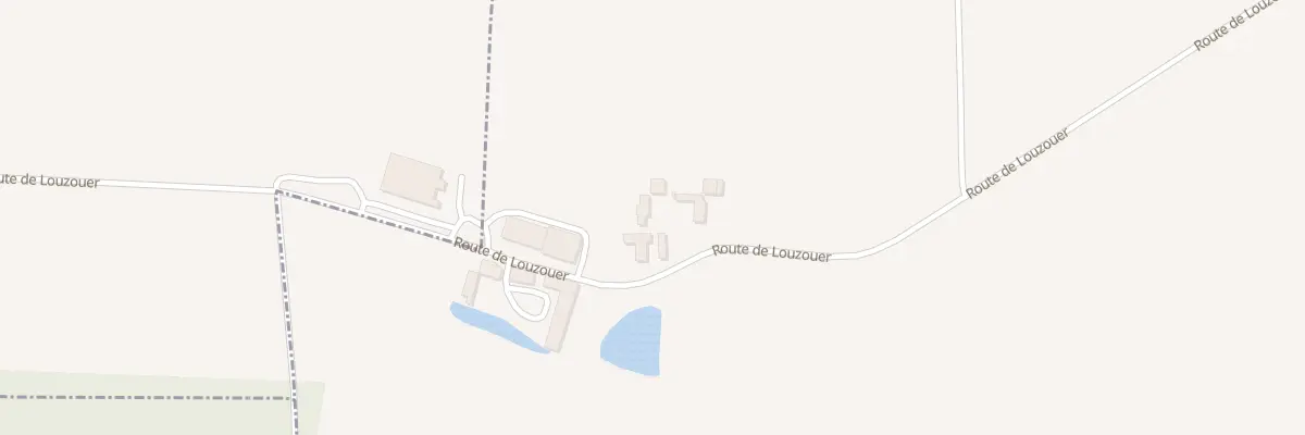 Plan du 986 Rte de Louzouer à Courtemaux