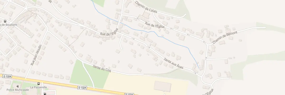 Plan du 10 Sen aux Anes à Crépy-en-Valois