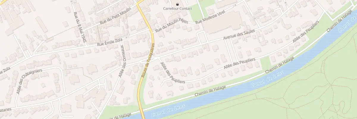 Plan du 6 Av des Saules à Harnes