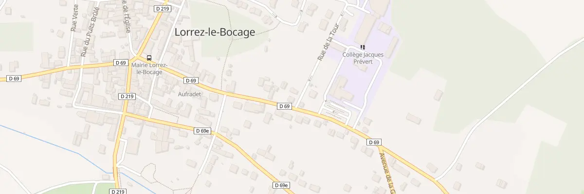 Plan du 23 Rue Emile Bru à Lorrez-le-Bocage-Préaux