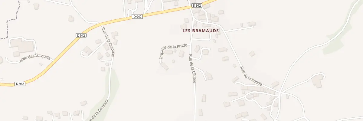 Plan du 5096 Rue de la Clidère à Nébouzat