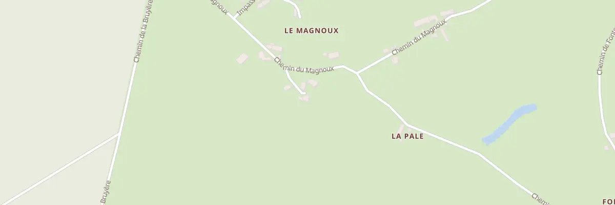 Plan du 5108 Le Magnoux à Vieure