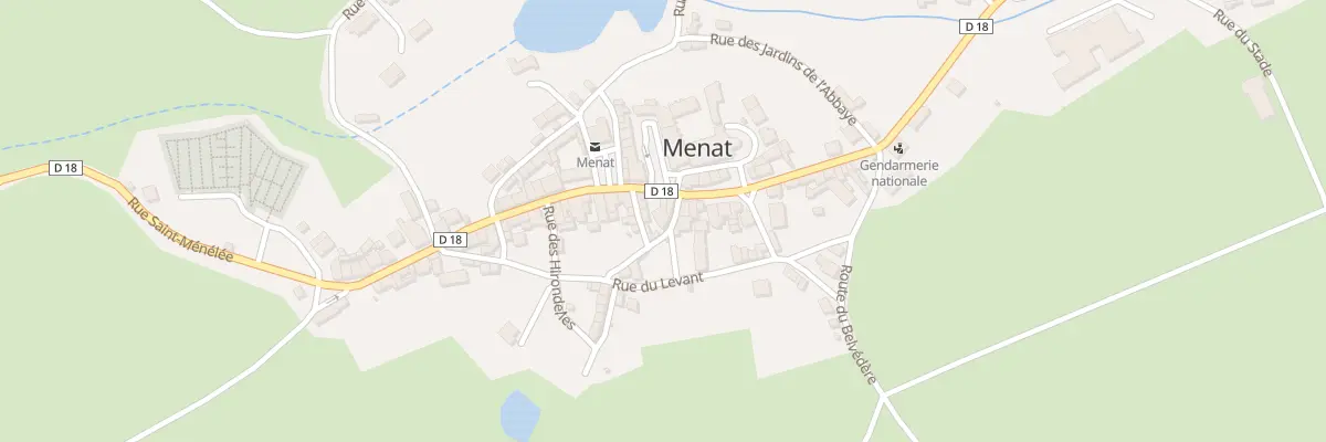 Plan du 5181 Le Bourg à Menat