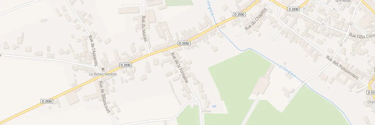 Plan du 3 Rue de la Fontaine à Nesle