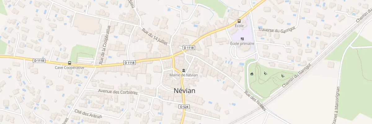 Plan du 6B Rue du Centre à Névian