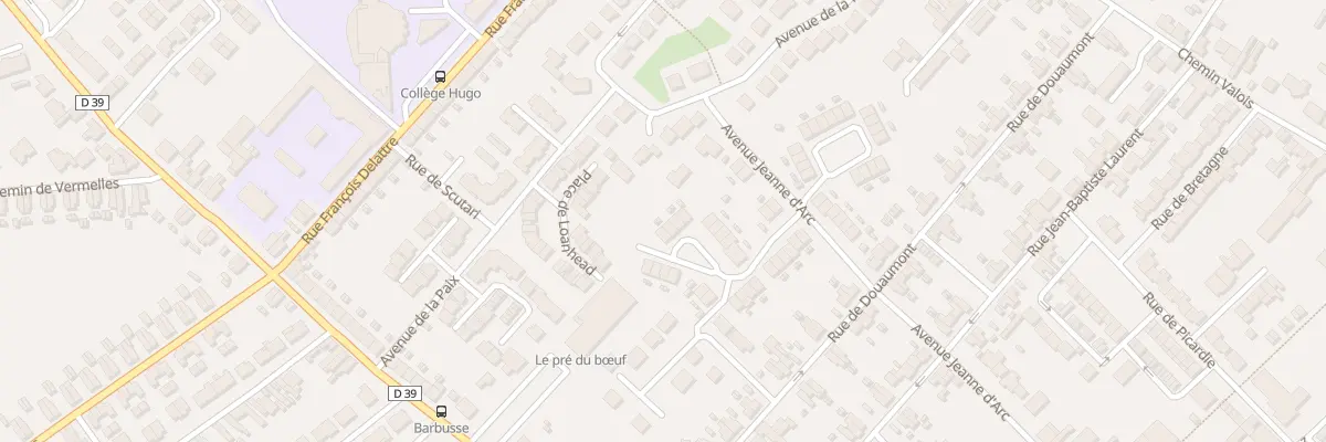 Plan du 22 Rue de Domrémy à Harnes