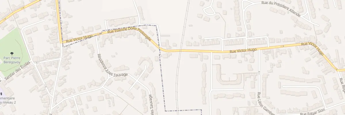 Plan du 69 Rue Victor Hugo à Provin