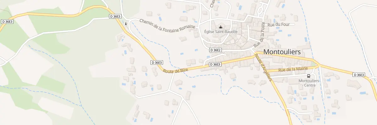 Plan du 5288F Rte de Bize à Montouliers