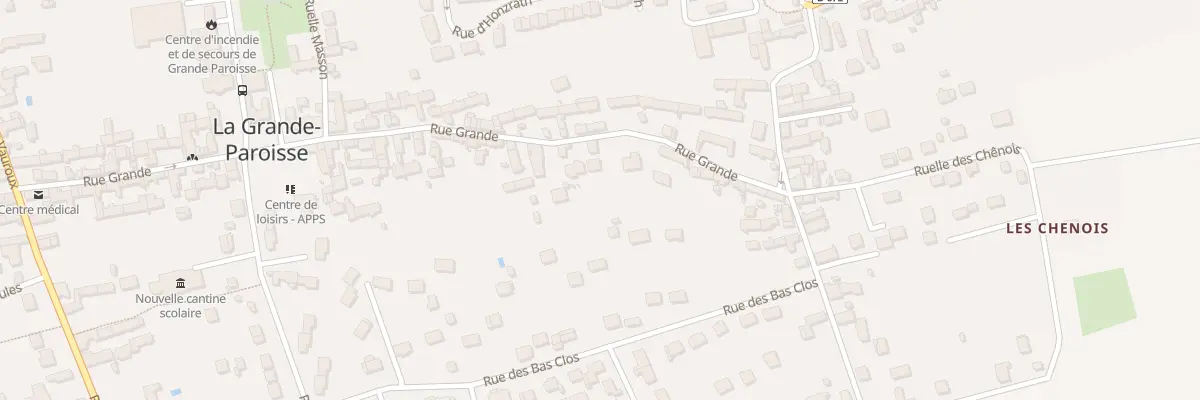 Plan du 64 Grande Rue à La Grande-Paroisse