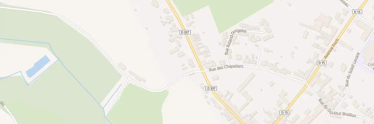 Plan du 35 Rue de Chaulnes à Nesle