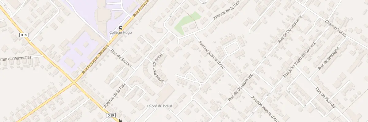 Plan du 18 Rue de Domrémy à Harnes