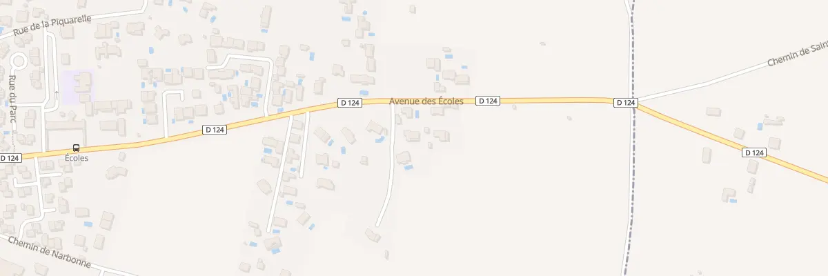 Plan du 550 Rue des Écoles à Saint-Nazaire-d’Aude