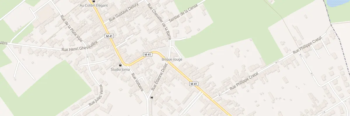 Plan du 94 Rue du Chevalier de la Barre à Sainghin-en-Weppes