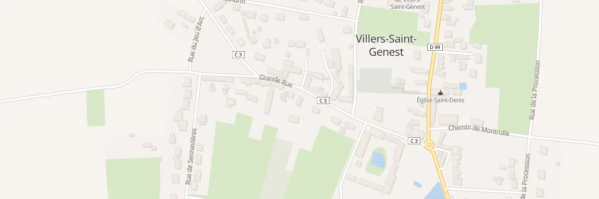 Plan du 15 Gr Grande Rue à Villers-Saint-Genest