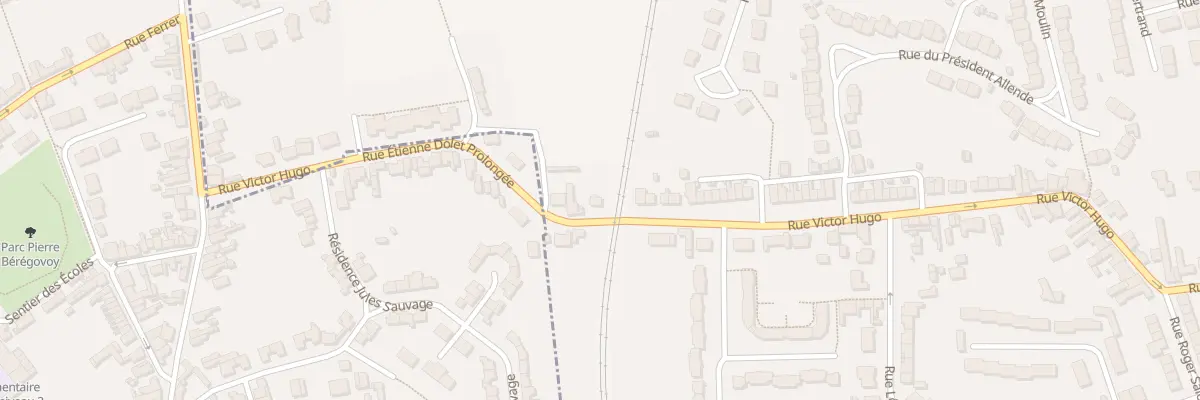 Plan du 98 Rue Victor Hugo à Provin