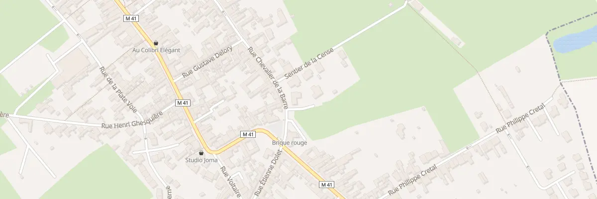 Plan du 88 Rue du Chevalier de la Barre à Sainghin-en-Weppes