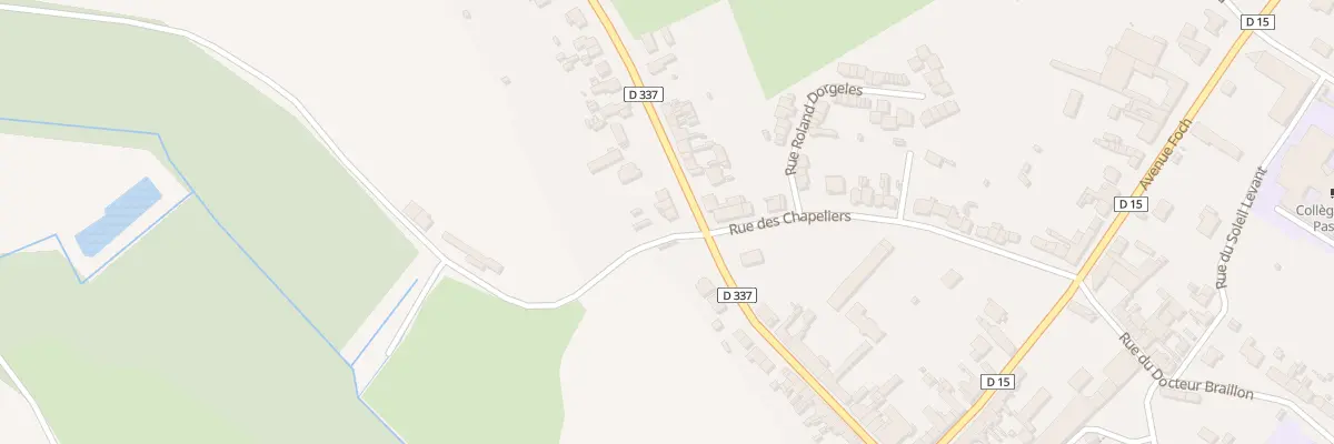Plan du 31 Rue de Chaulnes à Nesle