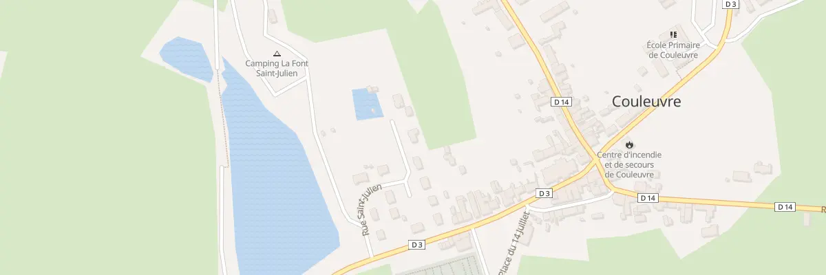 Plan du 5438 Le Bourg à Couleuvre