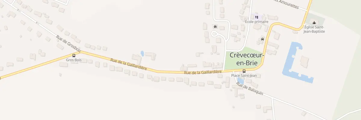 Plan du 16 Rue de la Gaillardière à Crèvecœur-en-Brie