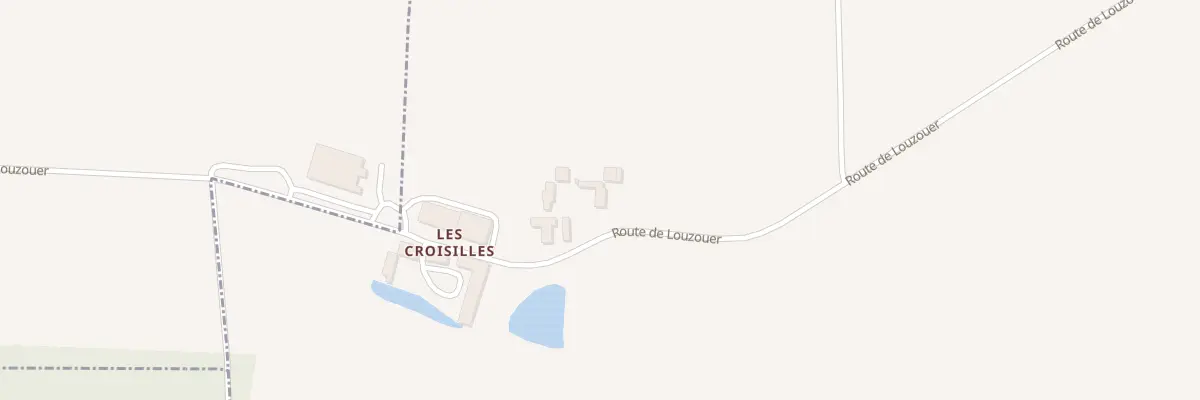 Plan du 950 Rte de Louzouer à Courtemaux