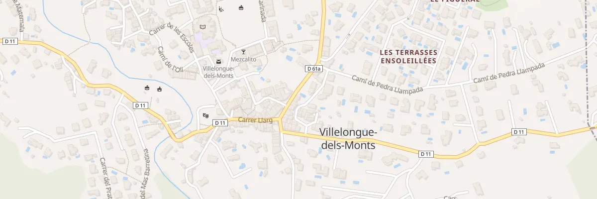 Plan du 9008 Av des Alberes à Villelongue-dels-Monts