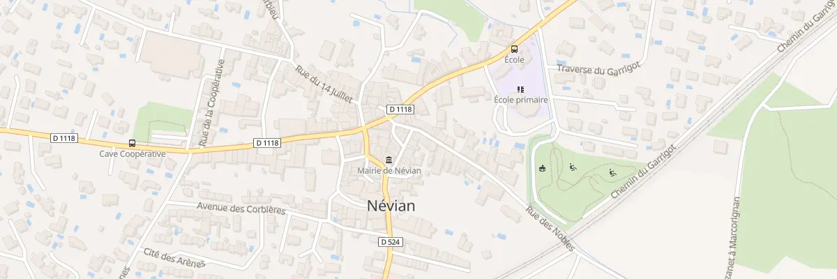 Plan du 10 Rue des Nobles à Névian