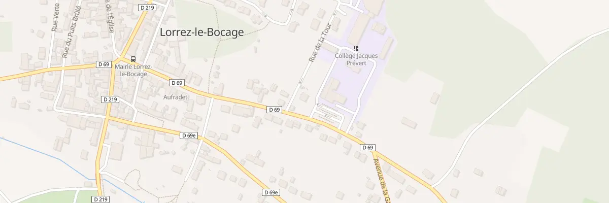Plan du 25 Rue Emile Bru à Lorrez-le-Bocage-Préaux