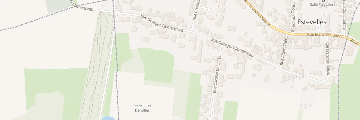 Plan du 15D Rue Georges Clémenceau à Estevelles