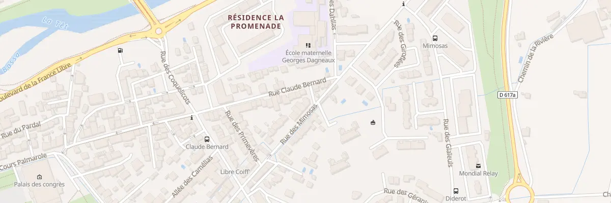 Plan du 55 Rue des Mimosas à Perpignan