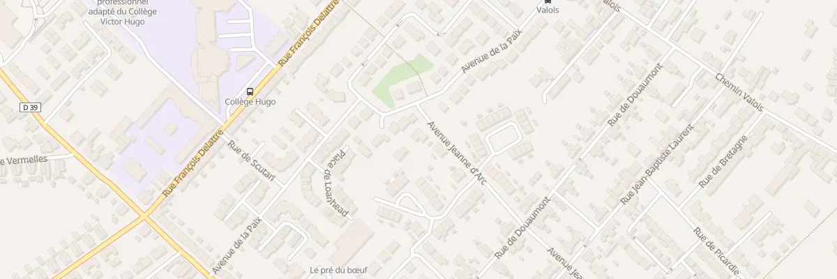 Plan du 4B Rue Jeanne d’Arc à Harnes