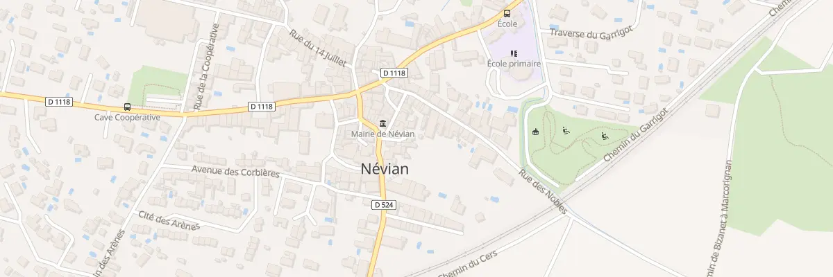 Plan du 5A Imp de la Mairie à Névian