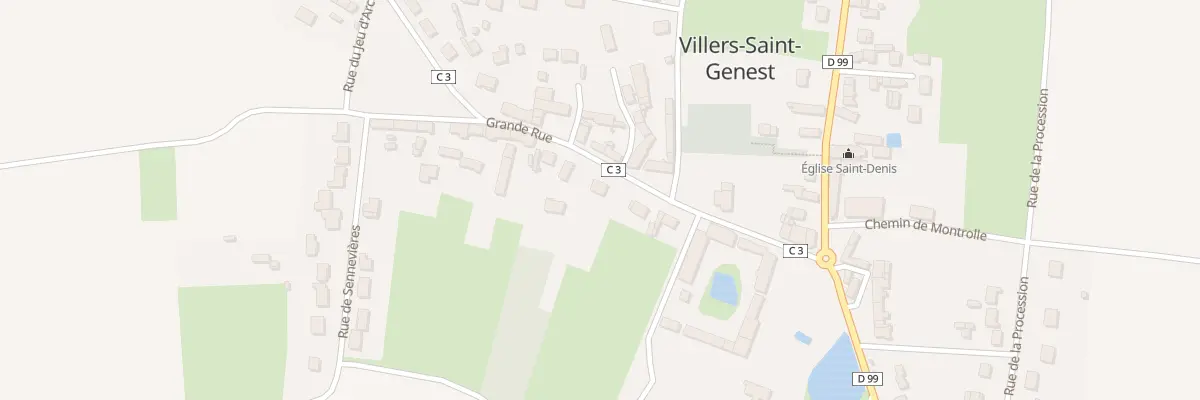 Plan du 13 Gr Grande Rue à Villers-Saint-Genest