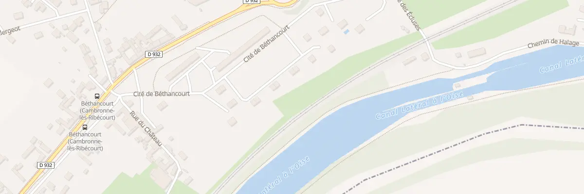Plan du 13 Cité de Bethancourt à Cambronne-lès-Ribécourt