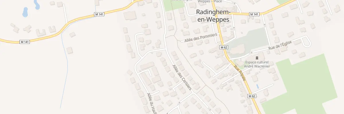 Plan du 6 All des Cerisiers à Radinghem-en-Weppes