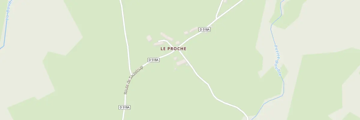 Plan du 5027 Le Proche à Durmignat