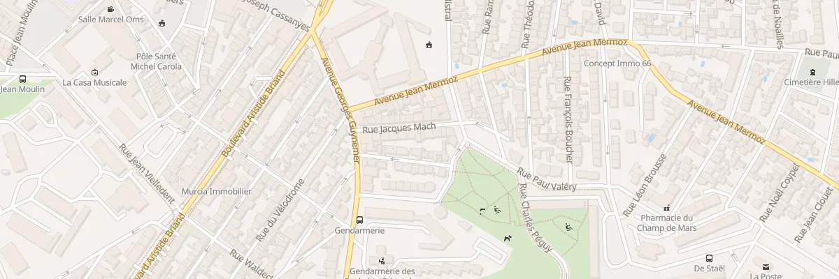 Plan du 14 Rue Jacques Mach à Perpignan