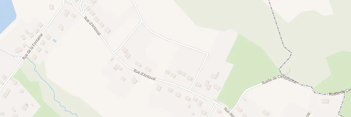 Plan du 166 Rue d’Antoval à Cambronne-lès-Ribécourt