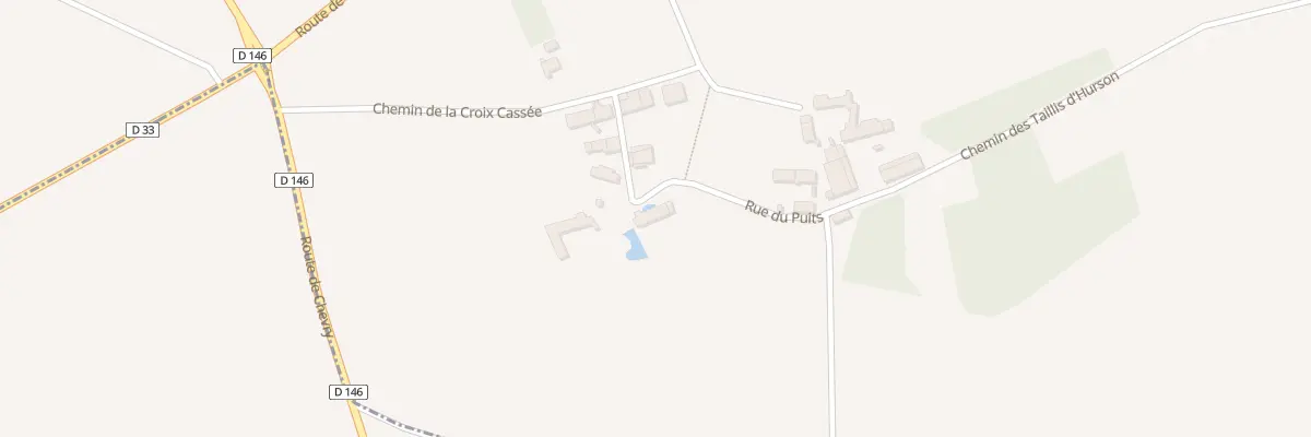 Plan du 8 Rue du Puits à Chevry-sous-le-Bignon