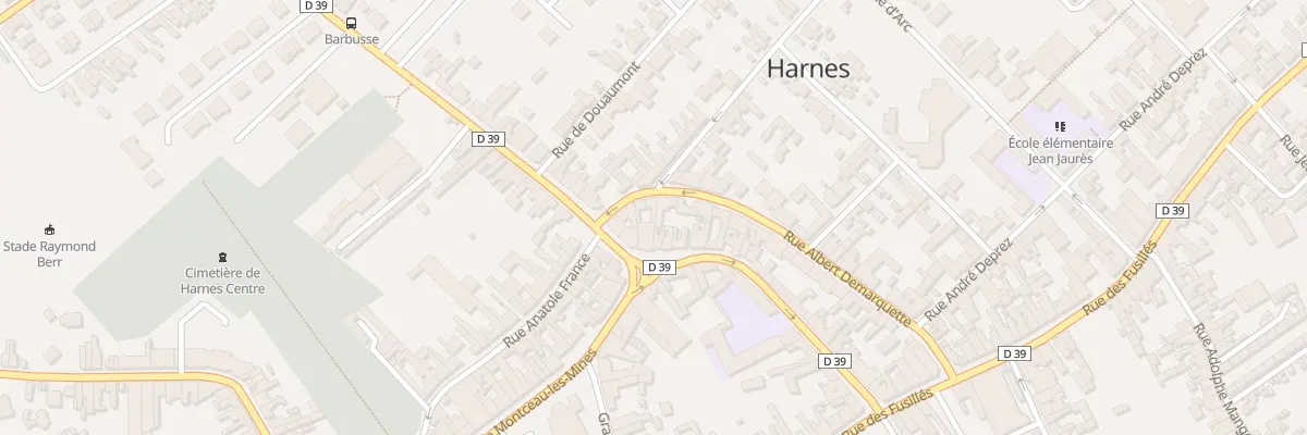 Plan du 5B Rue Albert Demarquette à Harnes