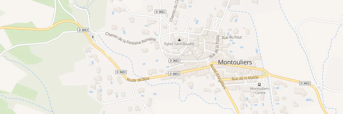 Plan du 5044 Rue du Chateau à Montouliers