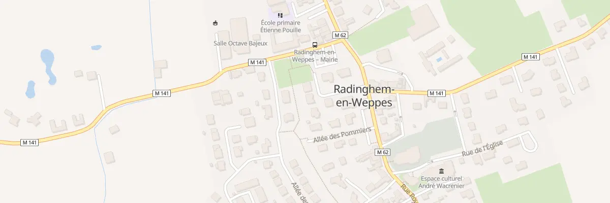 Plan du 6 All Léon d’Hem à Radinghem-en-Weppes