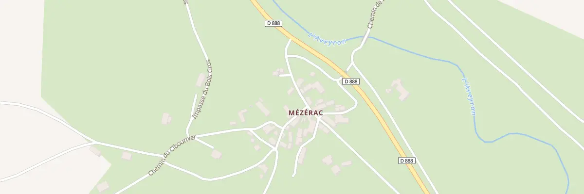 Plan du 5113 Mezerac à Gaillac-d’Aveyron