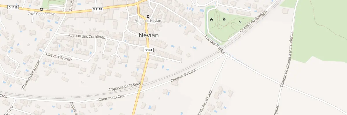 Plan du 15 Imp de la Barriere à Névian