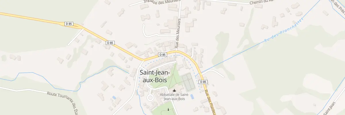 Plan du 1 Rue des Abbesses à Saint-Jean-aux-Bois