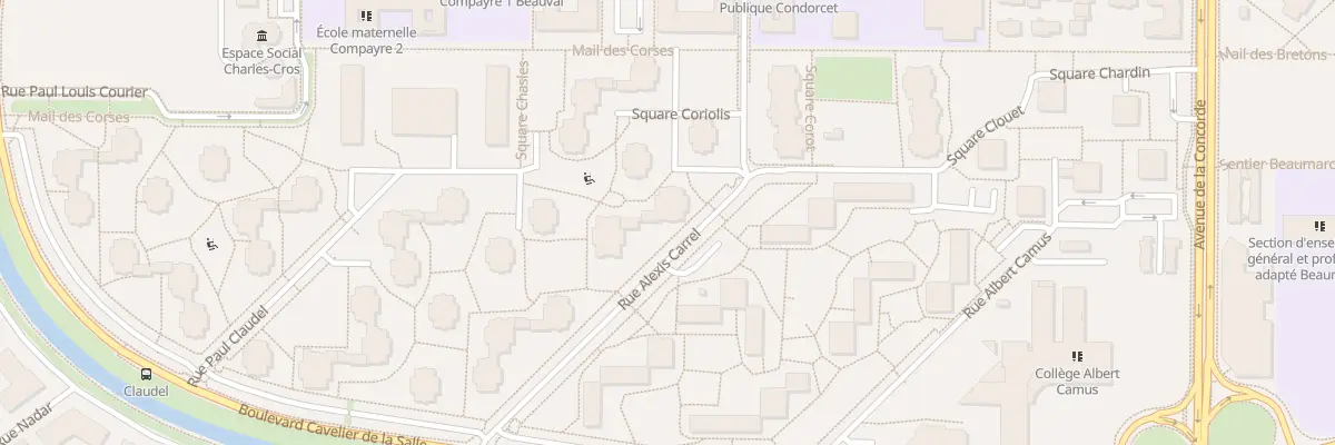 Plan du 2 Rue Alexis Carrel à Esbly