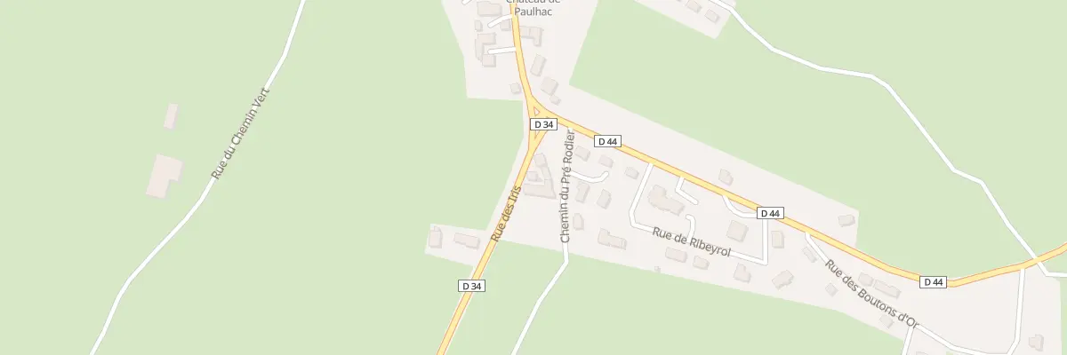 Plan du 3 Rue des Iris à Paulhac