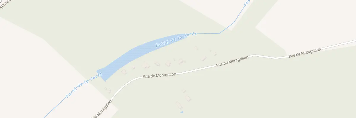 Plan du 59 Rue de Montgrillon à La Selle-en-Hermoy